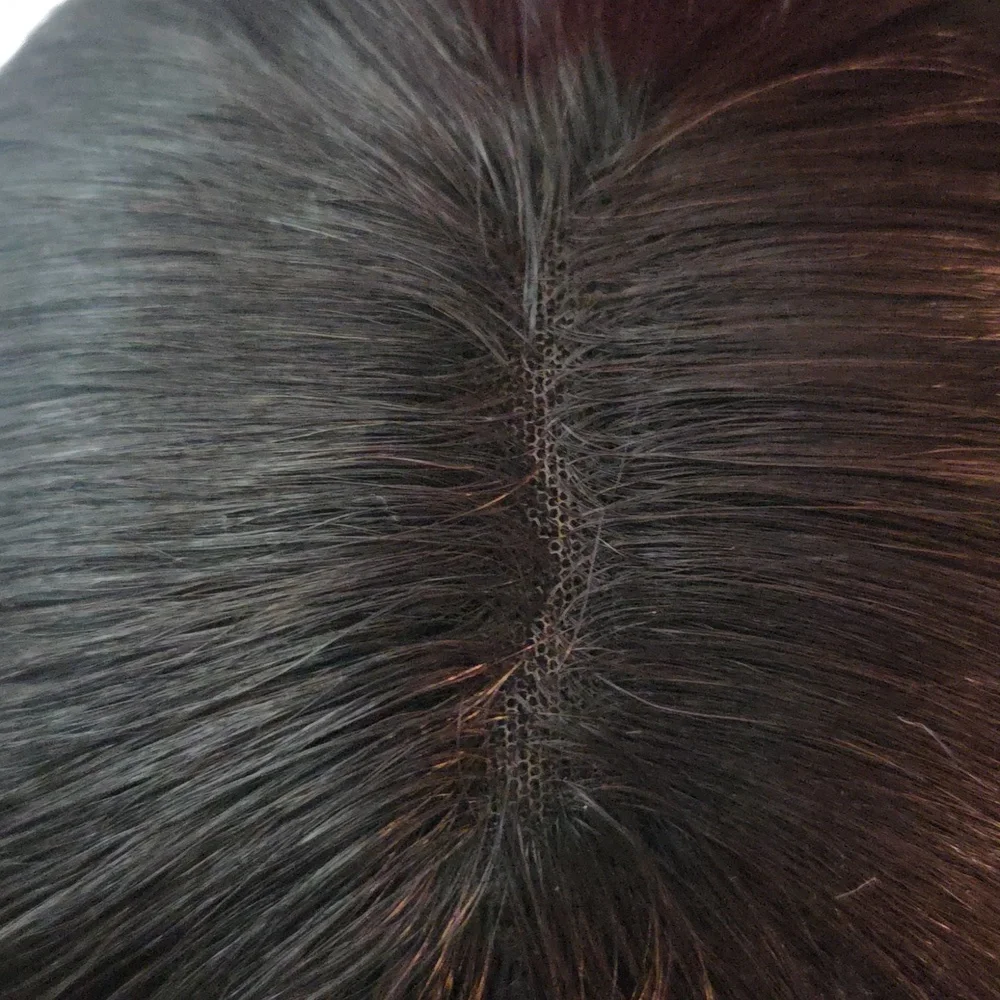 8in Sleek Black Human Hair Bob W/bang. - Picture 2 of 7